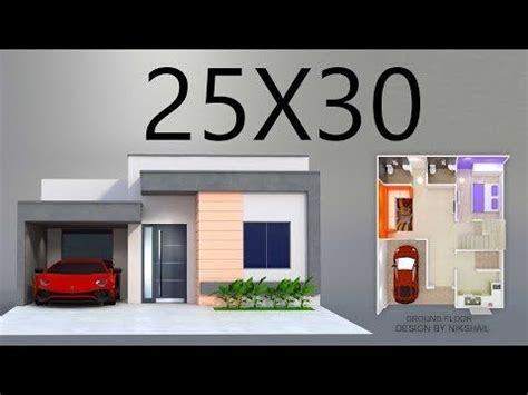 X House Plan With D Elevation By Nikshail House Front Design