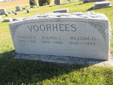 William Henry Voorhees 1848 1899 Find A Grave Memorial