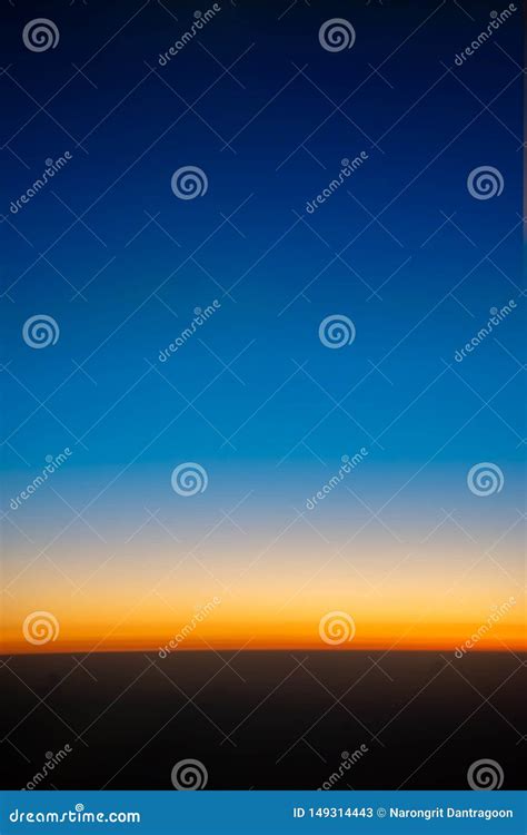 Clear Sunset Sky for Background Stock Image - Image of season, outdoor ...