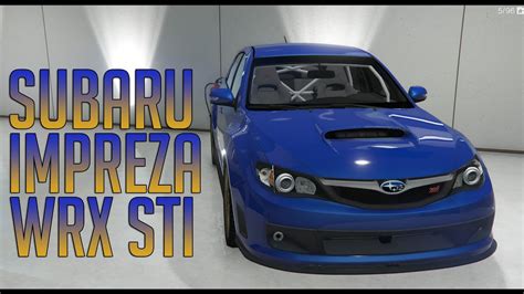 Gta V Subaru Impreza Wrx Sti Mod Youtube