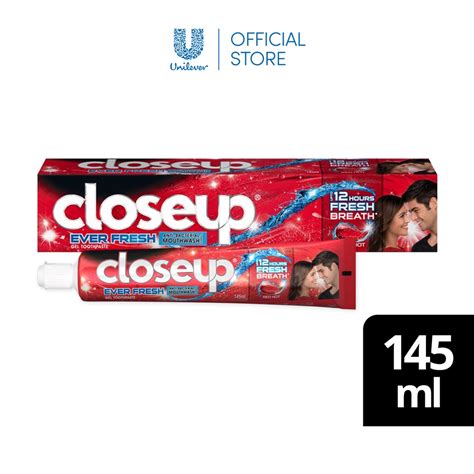 Closeup Gel Toothpaste With Antibacterial Zinc Red Hot Ml Shopee Philippines