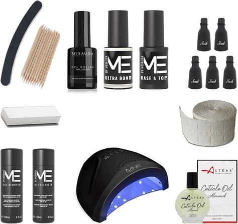 Kit Semipermanente Unghie Completo Mesauda Me Gel Polish Con