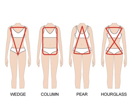 Wedge Column Pear And Hourglass 4 Body Types To Know University Of Fashion Blog