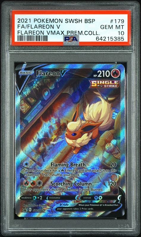 Tcg 2021 Pokemon Swsh Full Art Black Star Promo Flareonjolteon