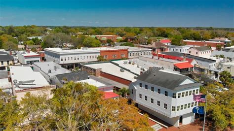 Charleston Skyline from Drone, South Carolina Stock Photo - Image of ...