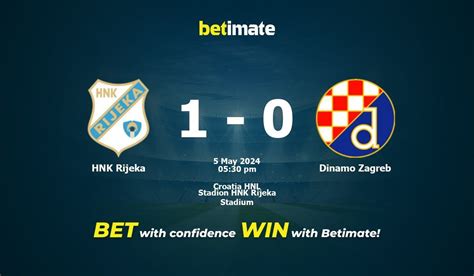 Hnk Rijeka Vs Dinamo Zagreb Prediction Odds Betting Tips