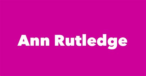 Ann Rutledge - Spouse, Children, Birthday & More