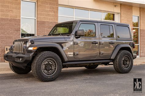 Jeep Wrangler JL Grey Black Rhino Armory Wheel Front