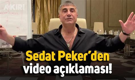 Sedat Peker sessizliğini bozdu Helalleşme videosu açıklaması