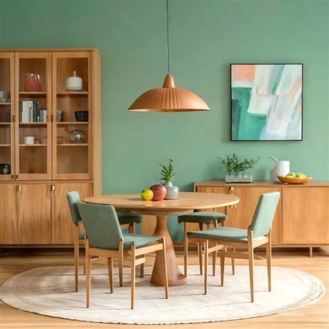 premium photo dining table  room