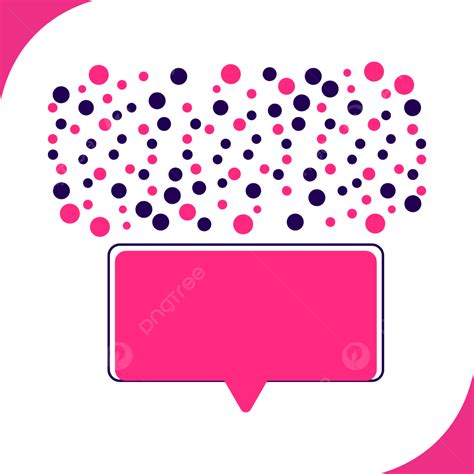 Chat Box Design Template With Pink Colour Vector, Chat Box Design, Chat ...