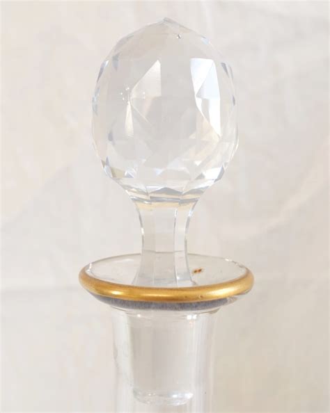 Carafe Liqueur En Cristal De Baccarat Art Nouveau