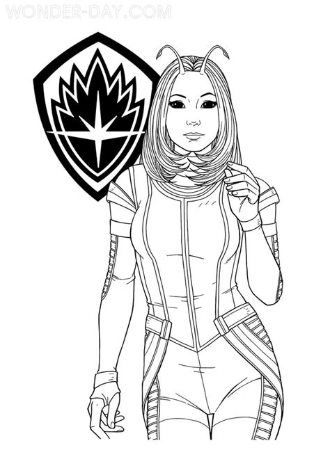 Guardians Of The Galaxy Coloring Pages WONDER DAY Coloring Pages