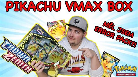 Otev R M Pokemon Karty Crown Zenith Pikachu Vmax Box Na El Jsem