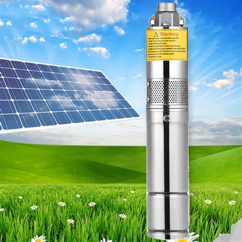 W Inch Ac Dc Stainless Steel Deep Well Solar Borehole Submersible