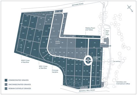 Cemetery Main Plan Kent And Sussex Crematorium