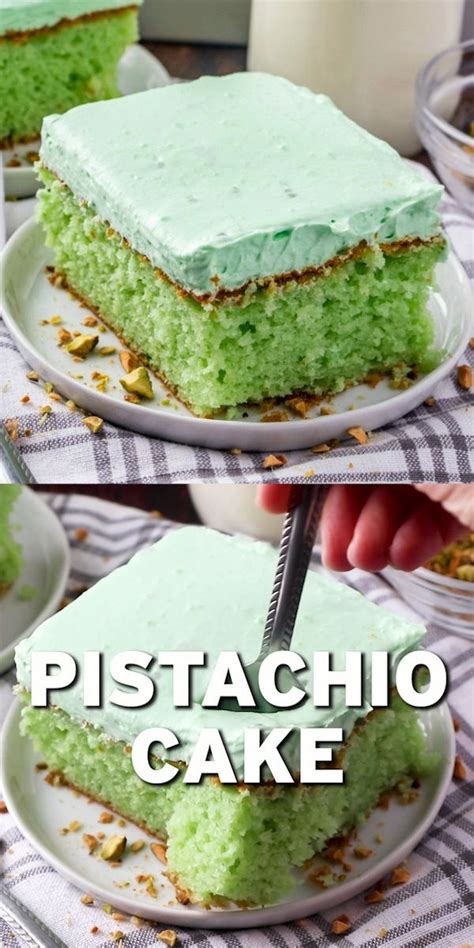 Easy Green Pistachio Cake Video The Country Cook Dessert Pistachio Cake Recipe