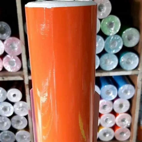 Jual Sticker Oren Glossy Skotlet Warna Orange Glos Stiker Motor Oren