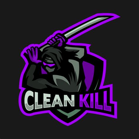 Team logo purple - Clean Kill - T-Shirt | TeePublic