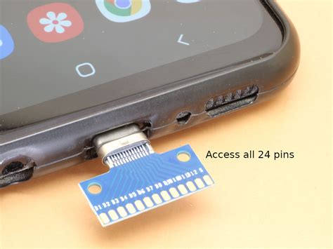 Usb Type C Male 24 Pin Breakout Pcb 6507 Sunrom Electronics