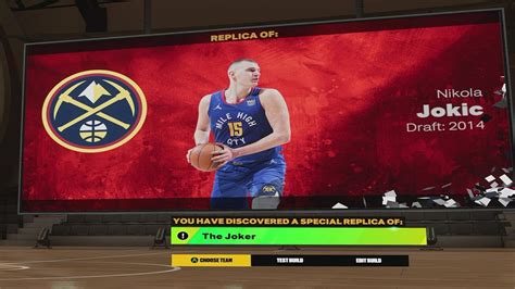 Nba 2k23 Nikola Jokic The Joker Easter Egg Replica Build Youtube