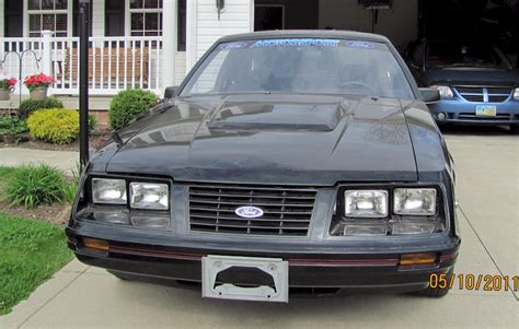 Black 1983 Ford Mustang Gt Fastback