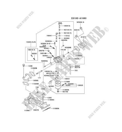 Carburetor For Kawasaki Fd Motors Fd D Kawasaki Online Genuine