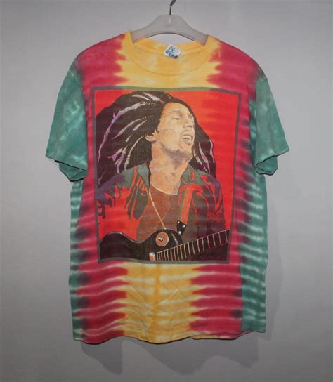 Vintage Bob Marley Tie Dye T Shirt Reggae Jamaica Etsy