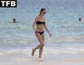 Stacy Keibler Sexy Seen Wearing A Bikini At The Beach In Tulum AZNude