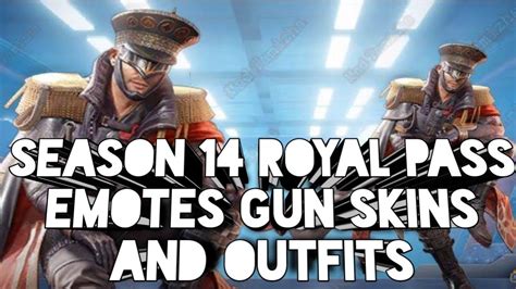 Pubg Mobile Season 14 Royal Pass Emotes And Upgradeable Gun Skins And