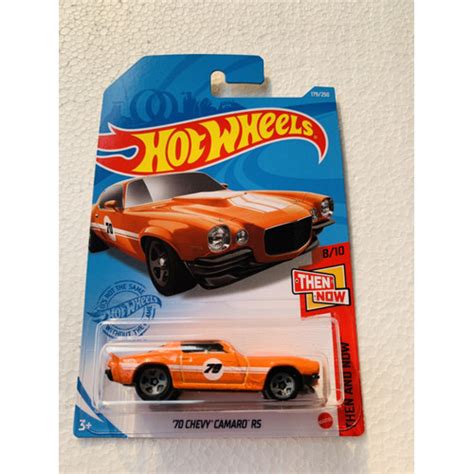 Jual HOT WHEELS HOTWHEELS 70 CHEVY CAMARO RS ORANGE LOT J 2021 THEN AND NOW Kab Bekasi