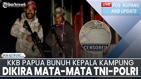 LIVE KKB KKB Papua Bunuh Kepala Kampung Di Pegunungan Bintang