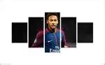 Buy Divinedesigns Multicolor Vinyl Neymar Pieces Sticker X Cm