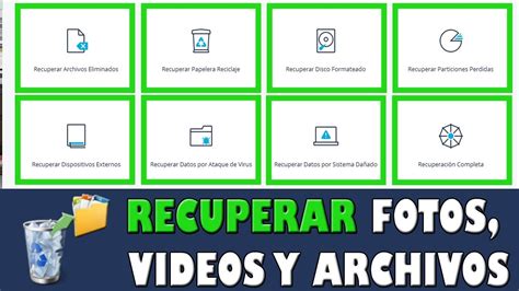 Recuperar Fotos V Deos Y Archivos Borrados De Papelera De Reciclaje