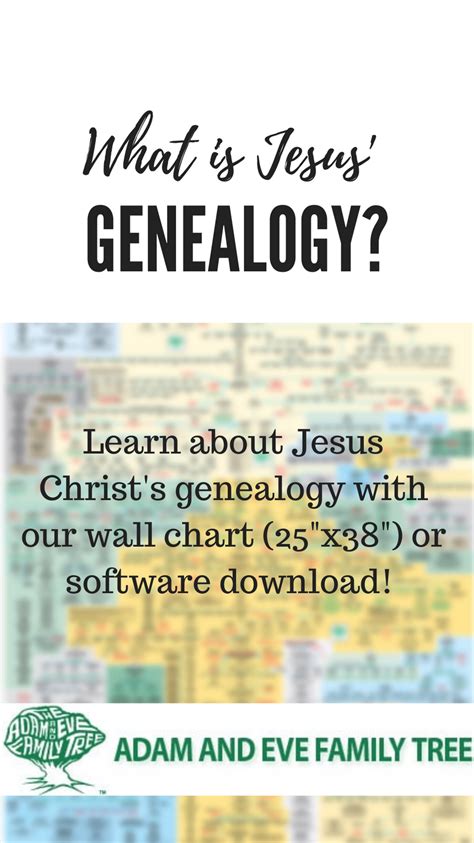 Jesus christ s genealogy wall chart – Artofit