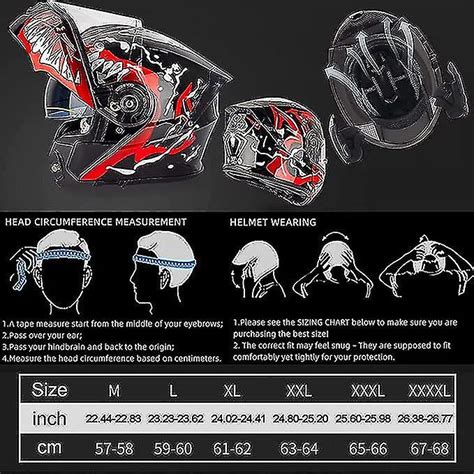 Full Face Motorcycle Helmet Modular Bluetooth Flip Up Helmet Adult