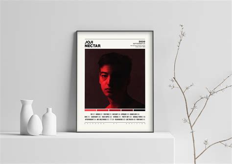 Joji Posters Nectar Poster Joji Tracklist Album Cover Etsy