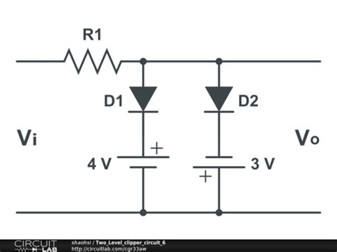 Diode Clipper Circuit Diagram Circuit Diagram Of Diode Clipp