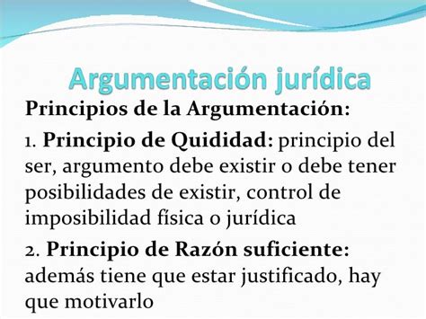 Argumentación Jurídica