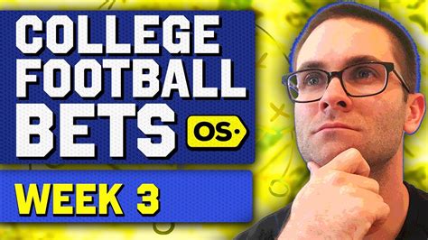 College Football Picks Week 3 Saturday 9 16 Cfb Bets And Predictions