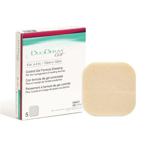 Buy ConvaTecDuoDERM CGF Hydrocolloid 4 X4 Sterile Dressing For Use On