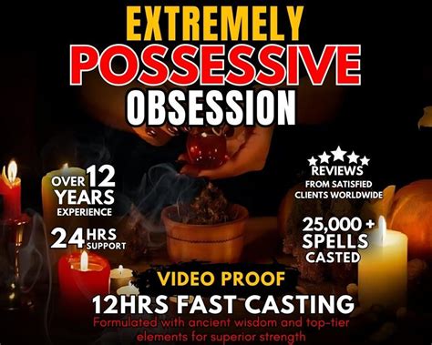 Extremely POSSESSIVE OBSESSION Irresistible Love Spell Seduction Voodoo Addictive Sex Powerful