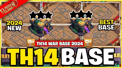 Top 7 Best Th14 War Base Link 2024 Th14 Anti 2 Star Base 2024