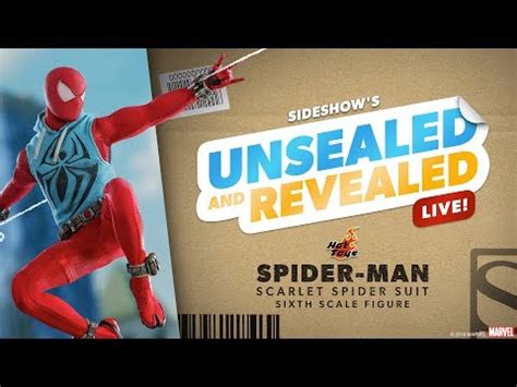 Unsealed And Revealed Spider Man Scarlet Spider Suit By Hot Toys Unboxing Youtube