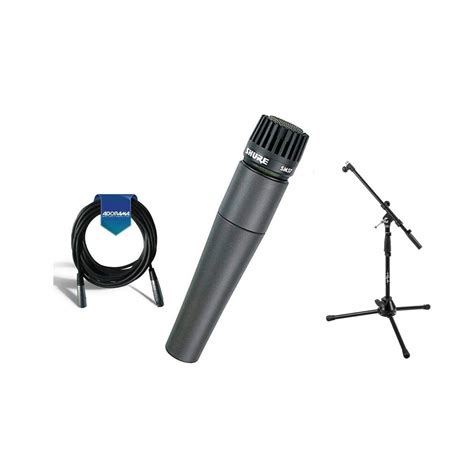 Shure SM57 LC Cardioid Dynamic Handheld Wired Microphone Bundle