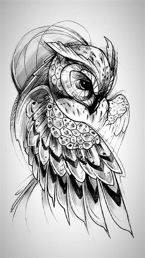 Lechuza B W Owl Tattoo Owl Tattoo Drawings Drawings In Owl