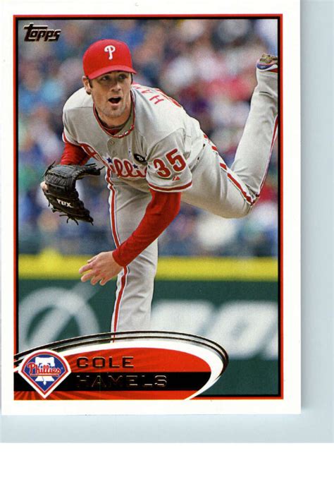 2012 Topps 190 Cole Hamels NM MT Phillies EBay