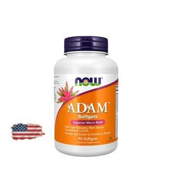 Витамины для мужчин Now Foods ADAM - 90 капсул | купить в Астане