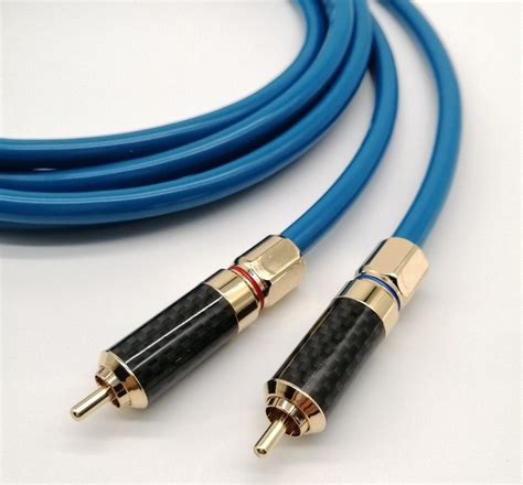 SILTECH ST 48B G3 Silver Plated RCA Interconnect Cable With Gold Plated