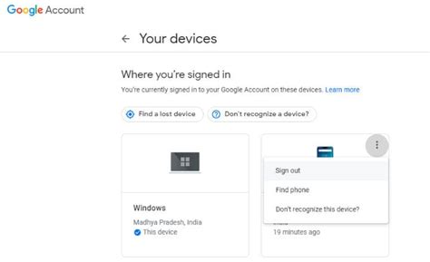 how to sign off play store